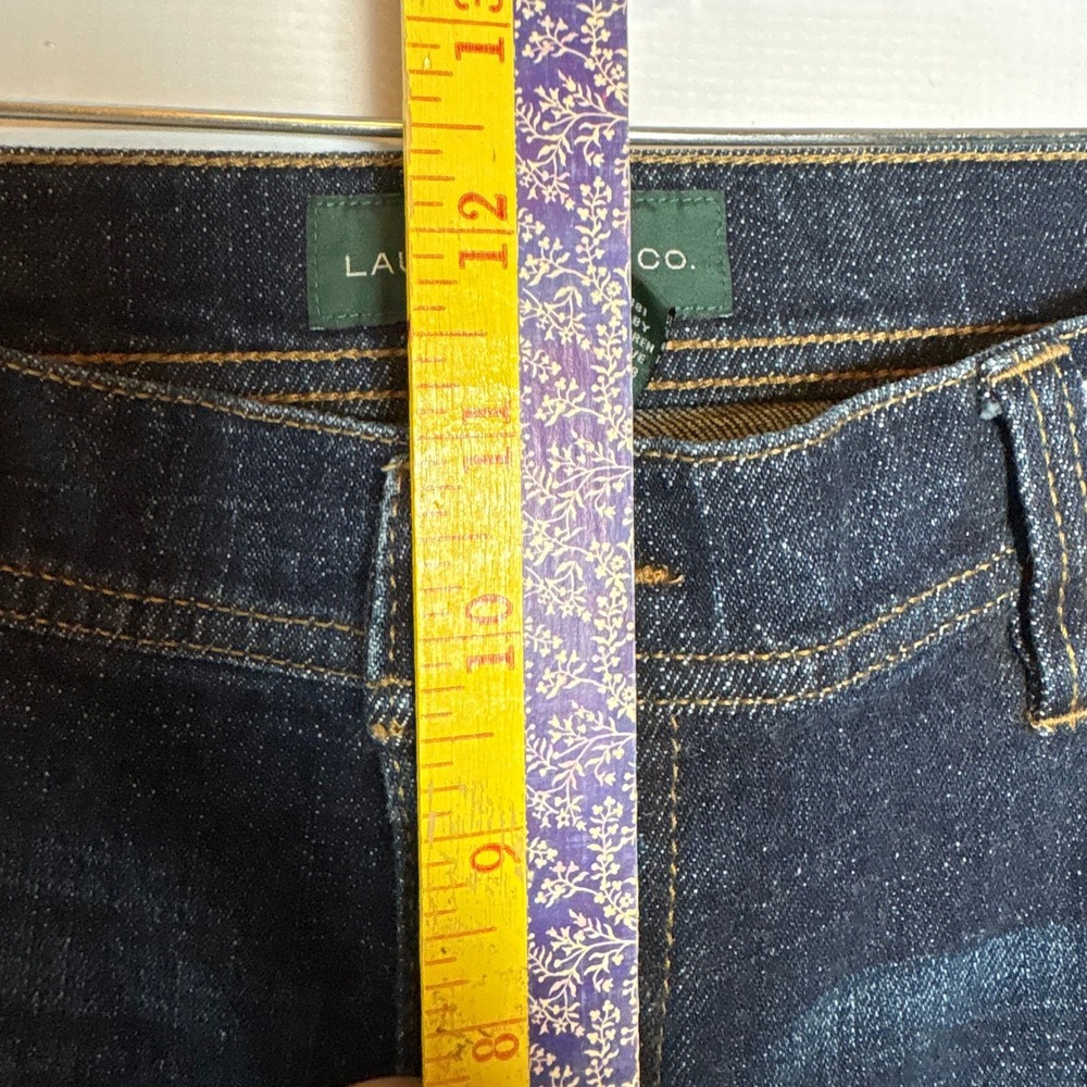 Lauren Ralph Lauren Women 16 Dark Wash Bootcut Jeans Blue Stretch Denim Mid Rise - Picture 5 of 9